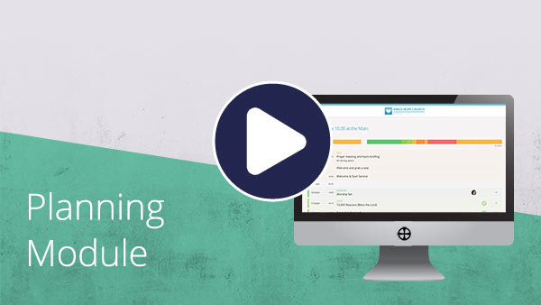Watch our Planning Module video!
