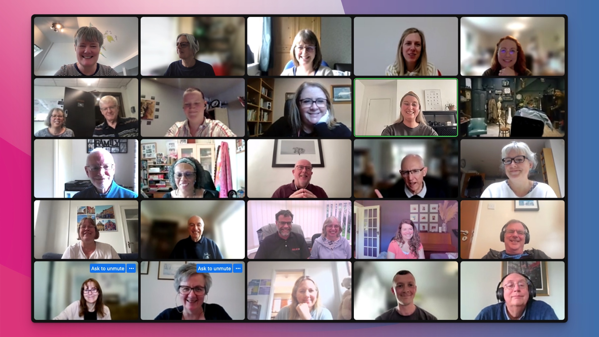 A screenshot of last week's ChurchSuite online user forum, where ChurchSuite users get together to learn from each other